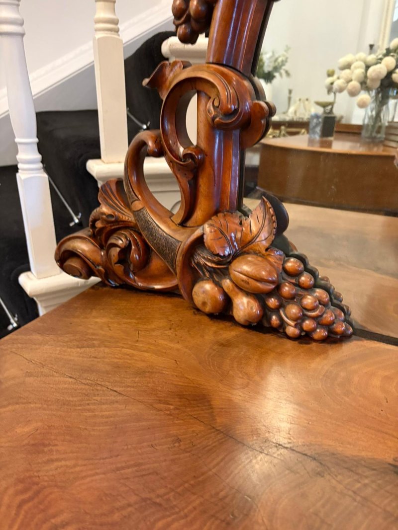 Outstanding Quality Antique Victorian Carved Mahogany Mirror Back Sideboard